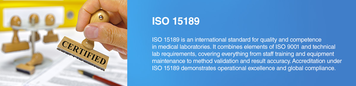 A web based laboratory information system makes meeting ISO 15189 much easier