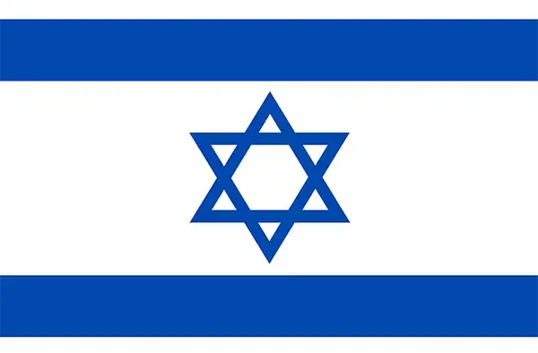 The flag of Israel, where SCC Soft Computer has provided biobank software